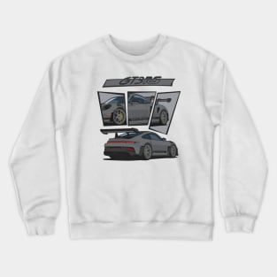 car 911 gt3 rs detail dark grey Crewneck Sweatshirt
